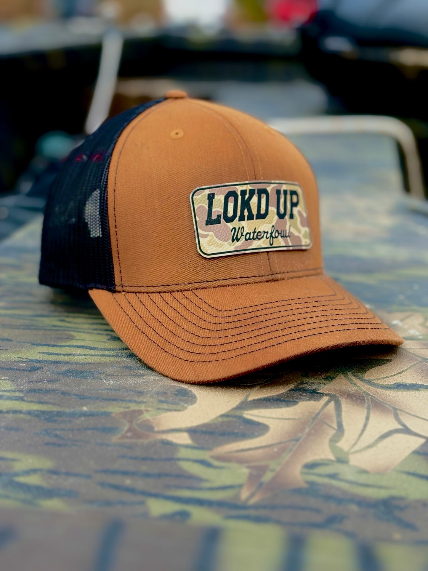 Camo Patch Hat image 1
