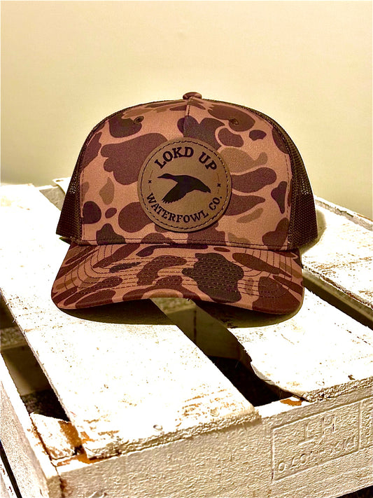 LOKD UP Leather Patch Hat image 0