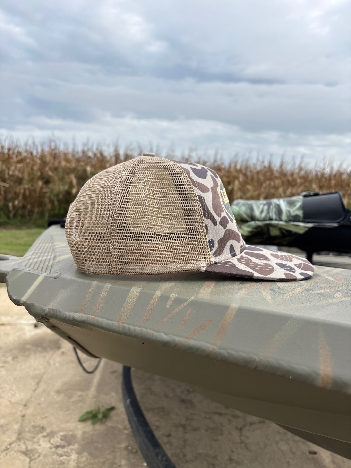 LOKD UP Camo Trucker Hat