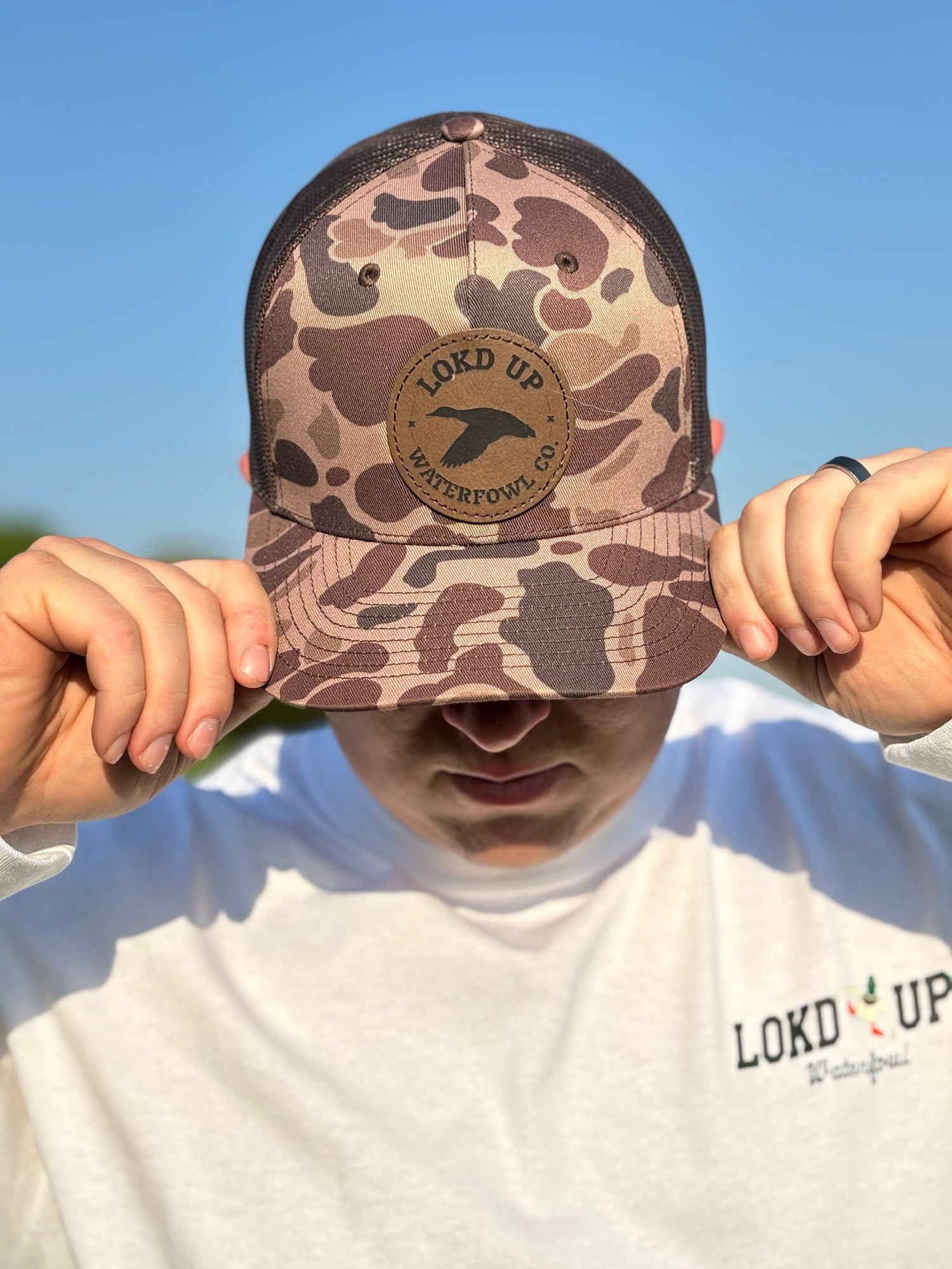 LOKD UP Leather Patch Hat image 1
